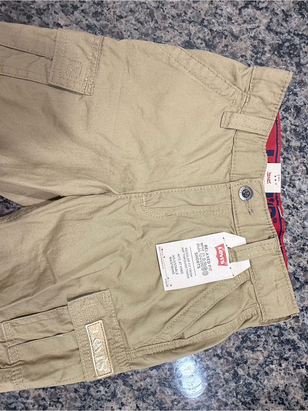 Levi's Kids Khaki Cargo Shorts